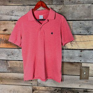 Brooks Brothers 1818 Men's Red Performance Polo Shirt 100% Supima Cotton Medium